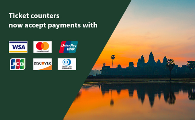 Compre seu Angkor Wat Pass com Visa
